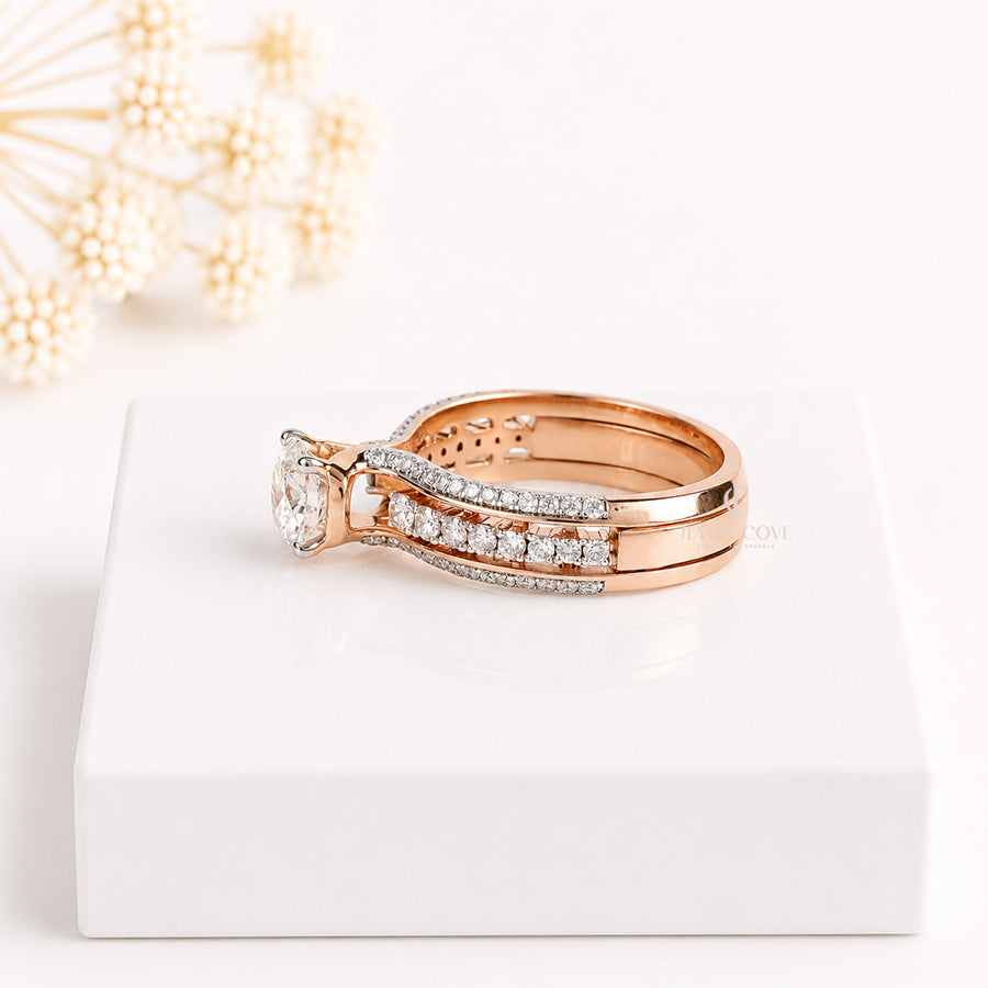 Round Lab Diamond Ring For Women | Valentine Gift | Lab Grown Diamonds | IGI Certified