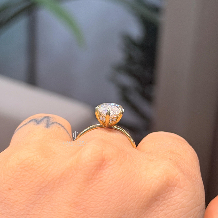 4CT Marquise Solitaire Engagement Ring |  Lab Grown Diamonds | IGI Certificate