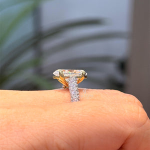 Oval Lab Grown Diamonds Wedding Ring | IGI Certified | Valentine Gift