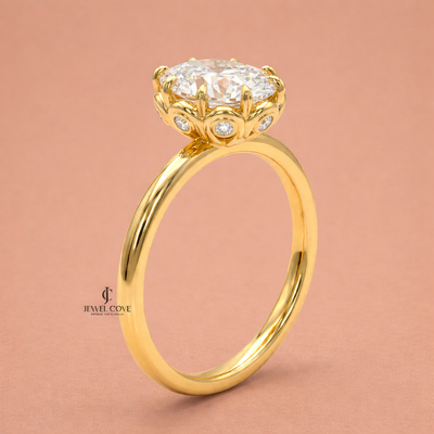 The Sculptural Quad-Layered Stack Lab Diamond 4 Layer Bridal Ring Set