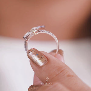 1CT Pear Lab Diamond Ring | 14K Rose Gold | Lab Grown Diamonds | IGI Certified